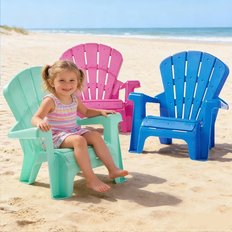 LazyChild Kids Backrest Chair Chair Baby Chair Outdoor Courtyard Beach Chair Children Chair Modern Minimalist Plastic Chair