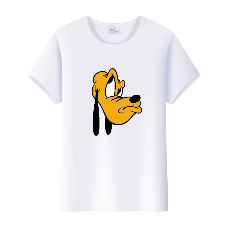 مضحك ديزني الكرتون تيز ميكي ماوس بلوتو الجرافيك امرأة 2024 الصيف المحاصيل القمم رجالي تي شيرت ملابس فضفاضة الجرونج Y2K البلوزات