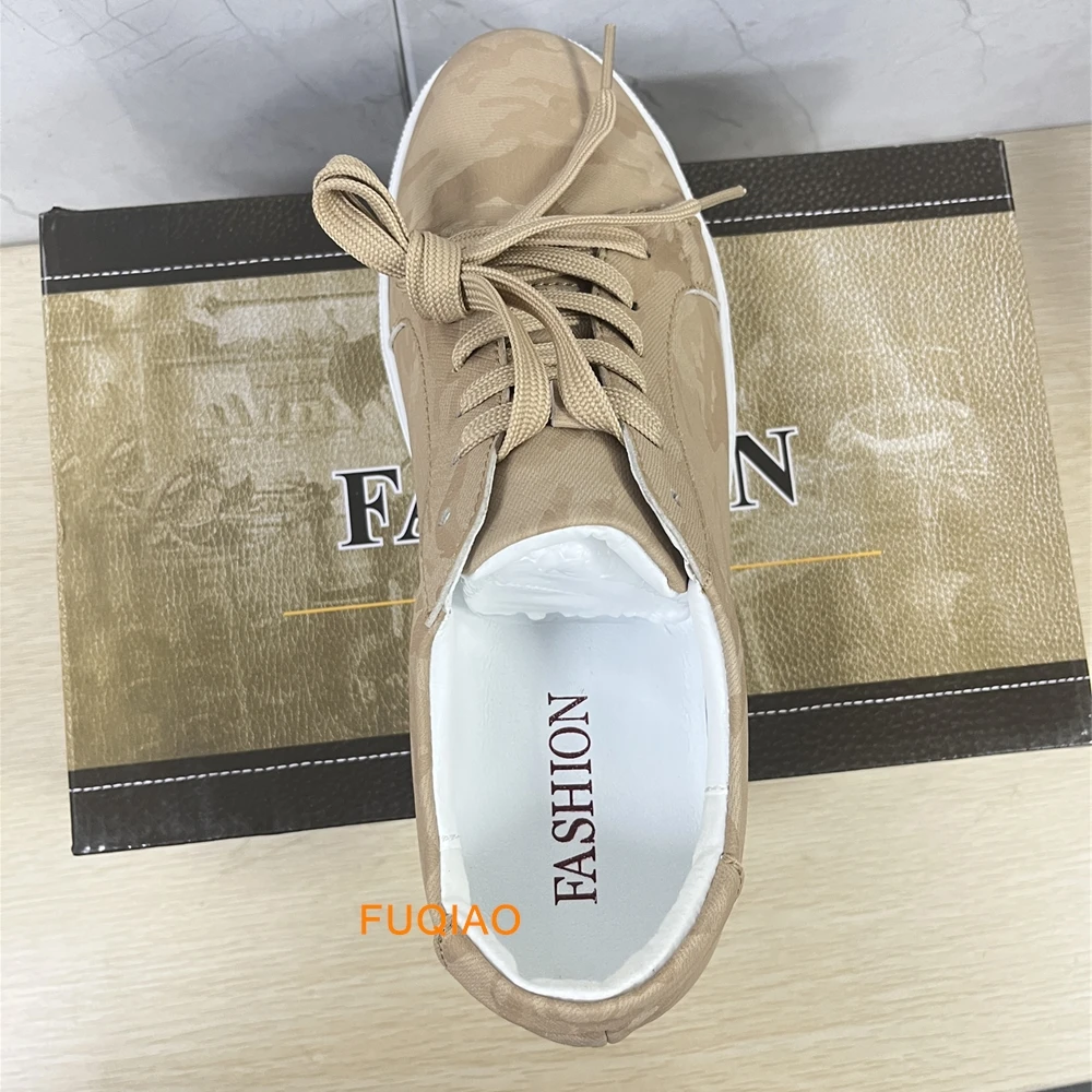 Breathable Outdoor Elevator Sneakers Men Shoes PU Leather Height Increasing Casual Shoes Walking Footwear Men Lift Sports Shoes