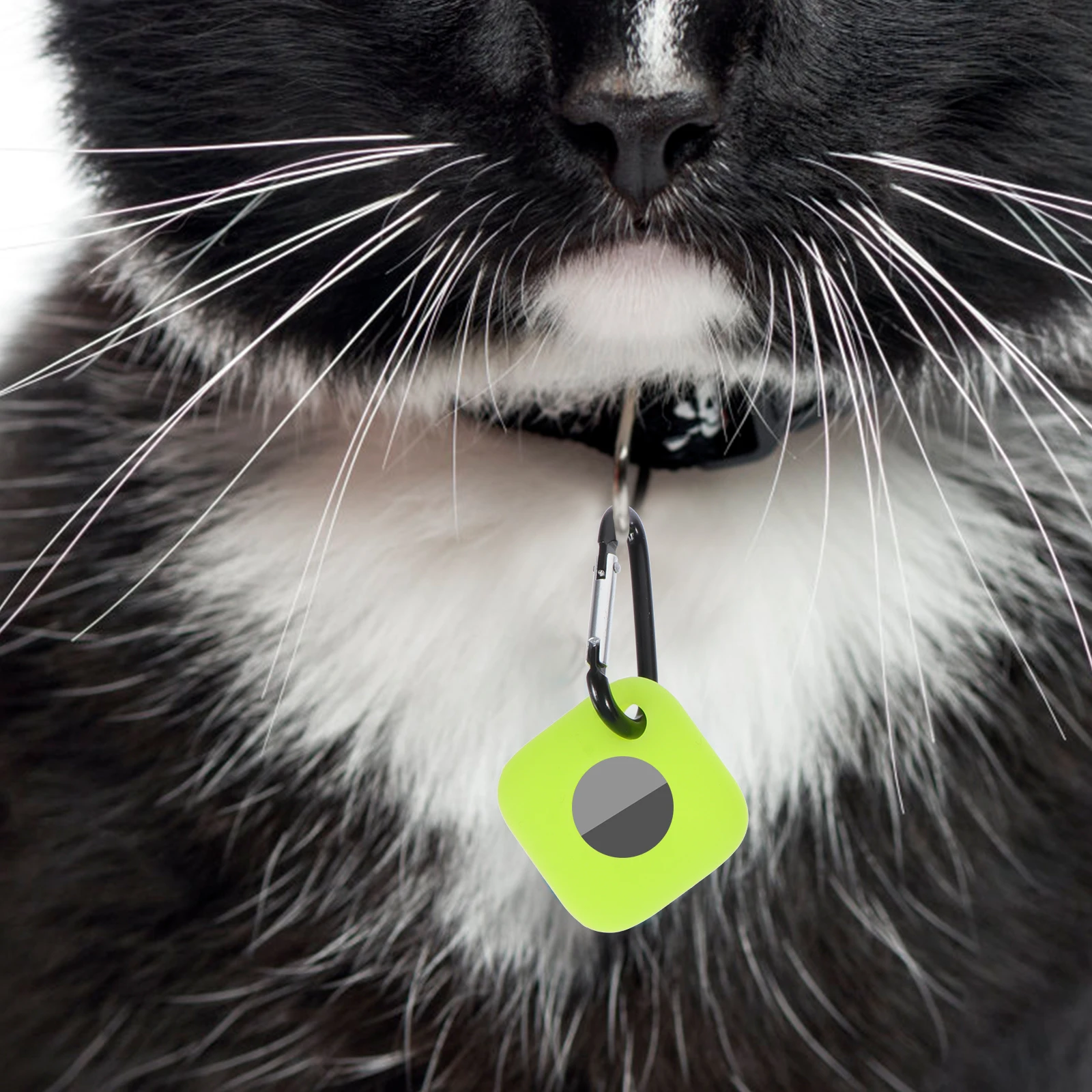 

3Pcs Tracker Protective Cover Simple Silicone Case Durable Shockproof Keychain Accessory Case