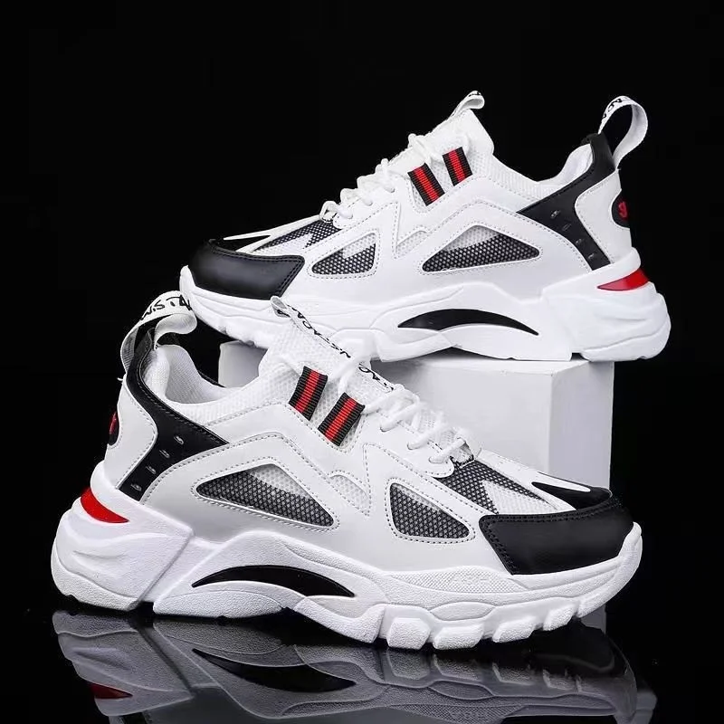 Trend Fashion Men's Dad's Shoes 2023 Summer New Lightweight Casual Breathable Running Male Sports