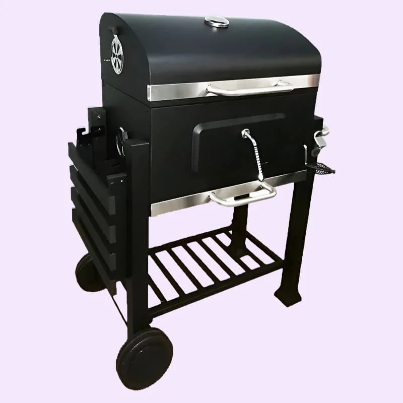 Flat Top Grill Barbecue Portable Rotating Grill Barbeque Santa Maria Grill Stainless Steel Quick Heat Smokele Outdoor Barbecue