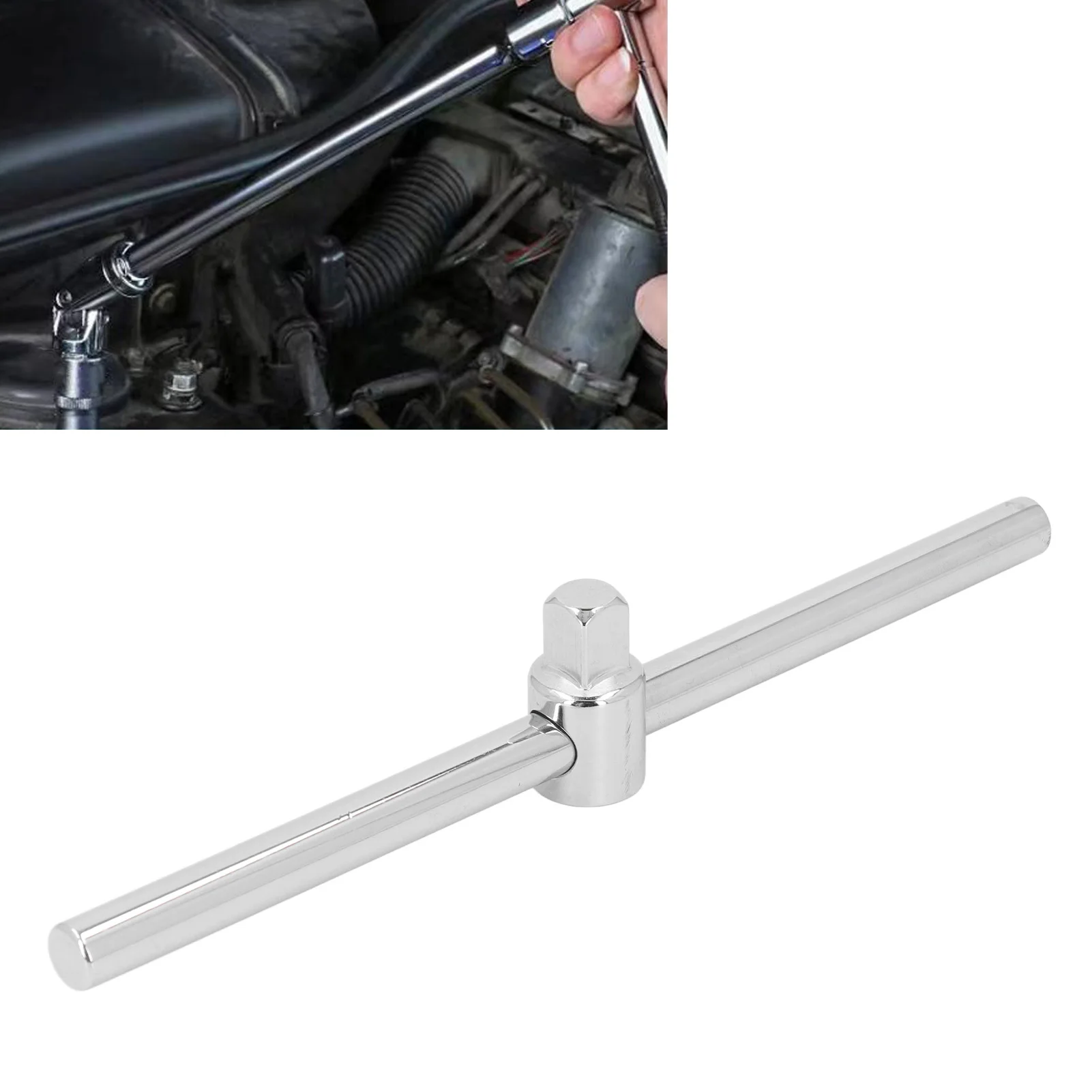 

Удлинитель-гайковерт с Т-образной рукояткой 1/2 дюйма, 250 мм, для ремонта