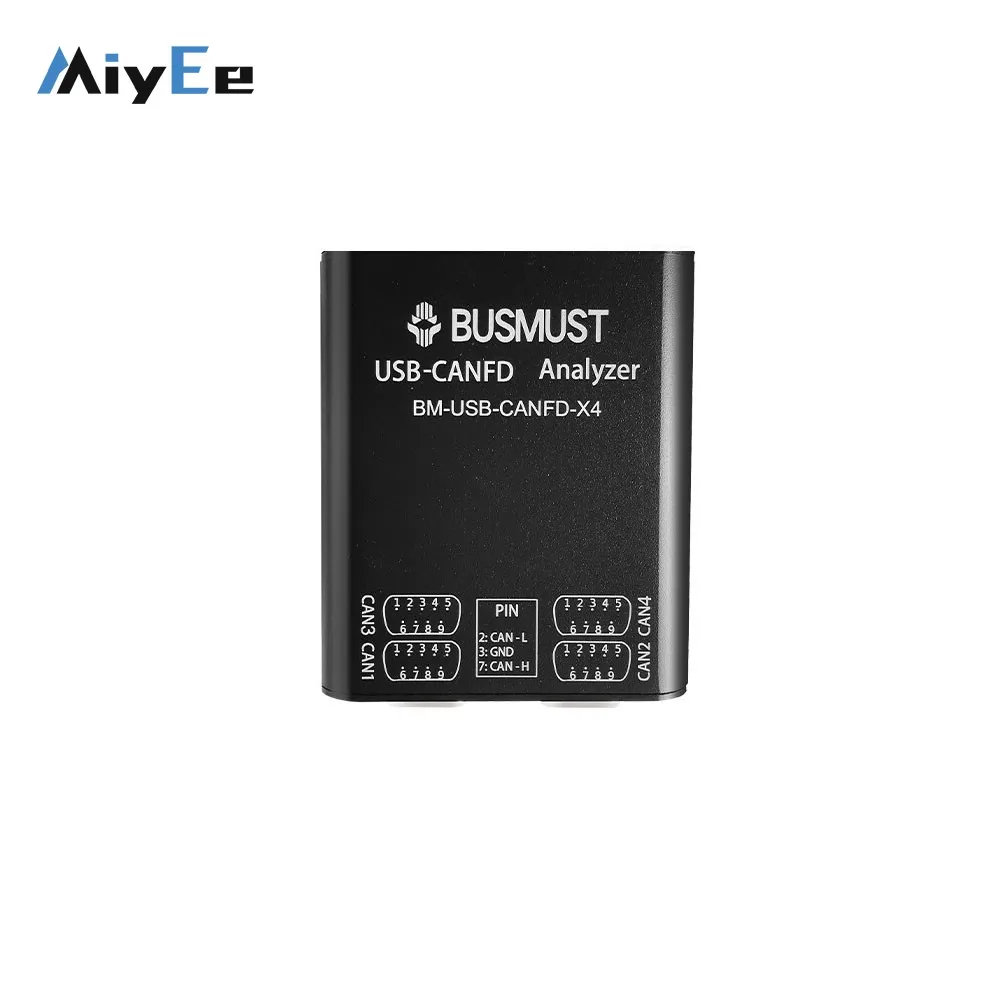 BM-USB-CANFD-X4 4-Channel Isolated 480Mbps High Speed USB-CANFD Analyzer Support CAN Classic2.0B & CANFD Protocols