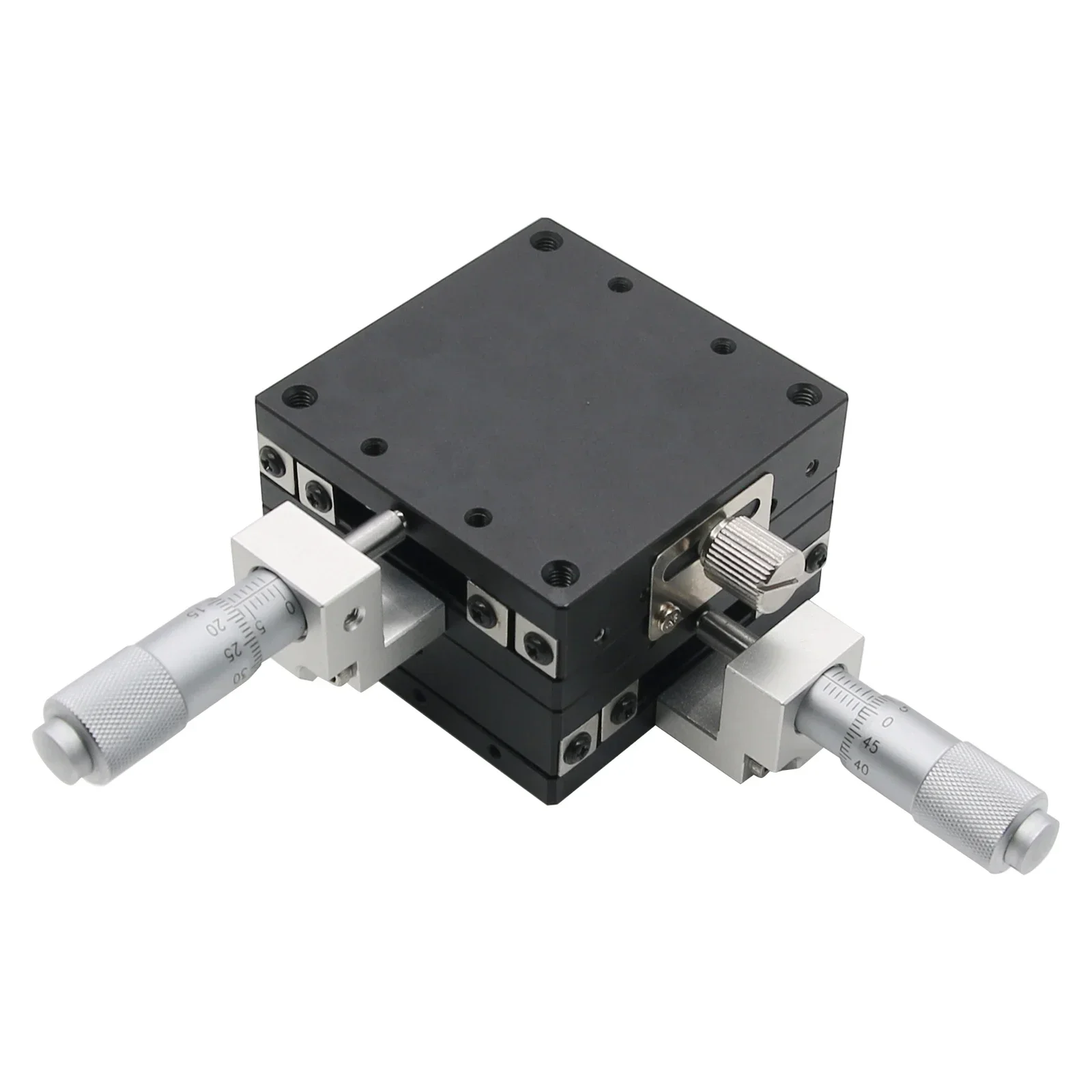 2026 XY-Axis Manual Displacement Platform 60mmx60mm Stage Linear Ball Bars Precision
