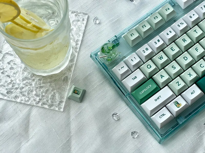 143 Keys Lemon Seven Keycaps KCA Profile PBT Dye Sublimation Keycap For Cherry MX Switch Mechanical Keyboard