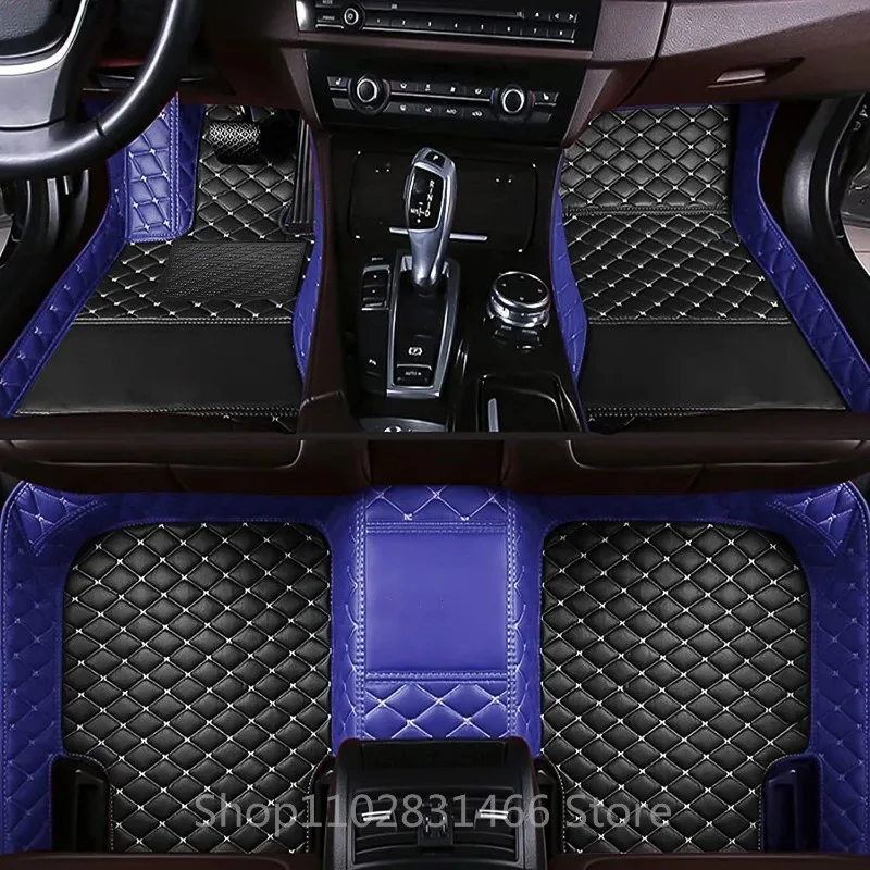 LHD Car Floor Mats for Acura MDX 2013 2012 2011 2010 2009 2008 2007 (5 Seater) Auto Interior Accessories Styling Custom Protect