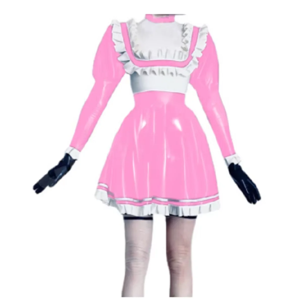 Sexy French Maid Lolita Dress Sissy Cross Dresser Party Dress Hot Selling French Maid Uniform Maid Cosplay Dress Sissy Dress