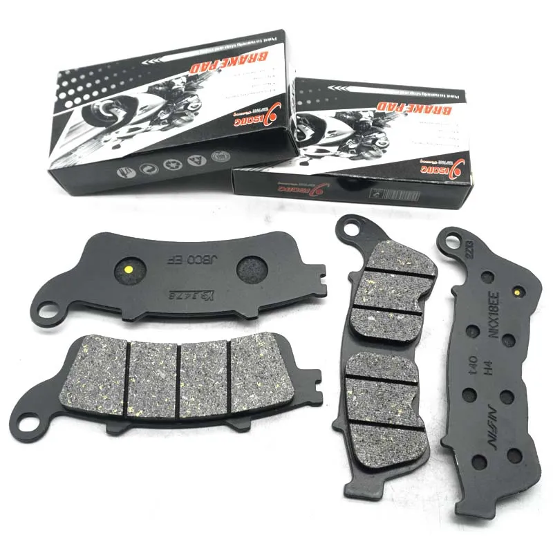 For HONDA VT1300CTA 2013-2019 VT1300CRA ABS 2010-2016 VT1300CSA 2010-2019 VT 1300 CTA Motorcycle Front Rear Brake Disc Pads Kits