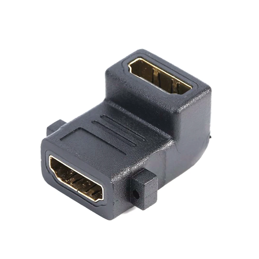 

HDMI-Compatible Adapter 90 270 Degree Right Angle Male to Female Converter HD Connector for HDTV PS4 Laptop TV Box HDMI Extender