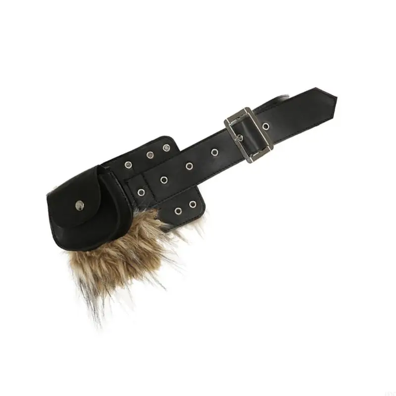 

15YC Unisex Waist Chain Grommet Belt for Women Proms Club Party Daily Wear