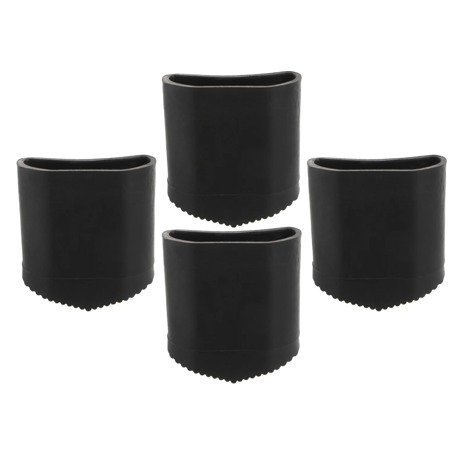 

4 Pcs Non-slip Rubber Ladder Feet Pads Replacement End Caps Stability Safety Floor Protection Telescoping Extension Ladders