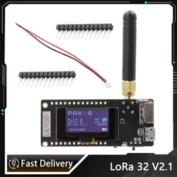 LILYGO Paxcounter LoRa V2.1_1.6.1 0.96 Inch OLED ESP32 433/868/915MHZ SD Card Bluetooth WIFI Module