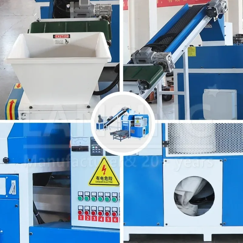 LX-300B Kupferdraht-Schredder- und Trennmaschine, 120–220 kg/h, Kupfer-Granulator, Kabel-Draht-Recycling-Maschine