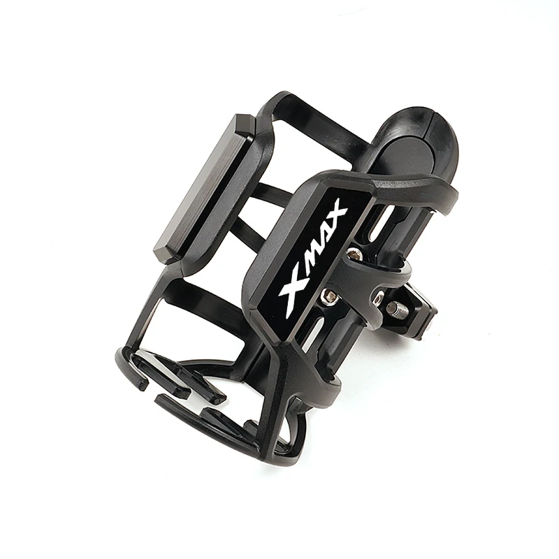 Motocicleta CNC Beverage Water Bottle Cage, Cup Holder, acessórios para YAMAHA XMAX 125 250 300 400 X-MAX 125 300 250 400