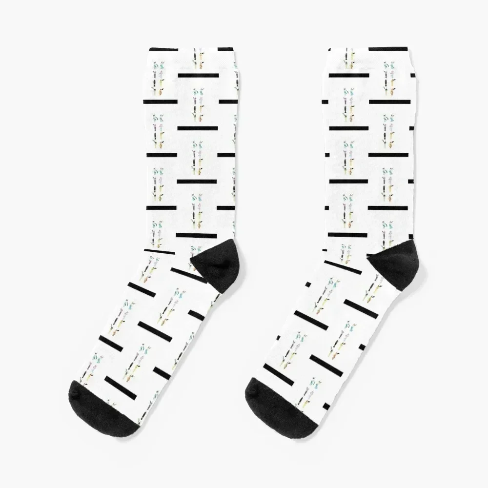 Eeveeloution Milkshakes Sleeveless Top Socks Sports christmas gifts christmas stocking hiphop Ladies Socks Men's