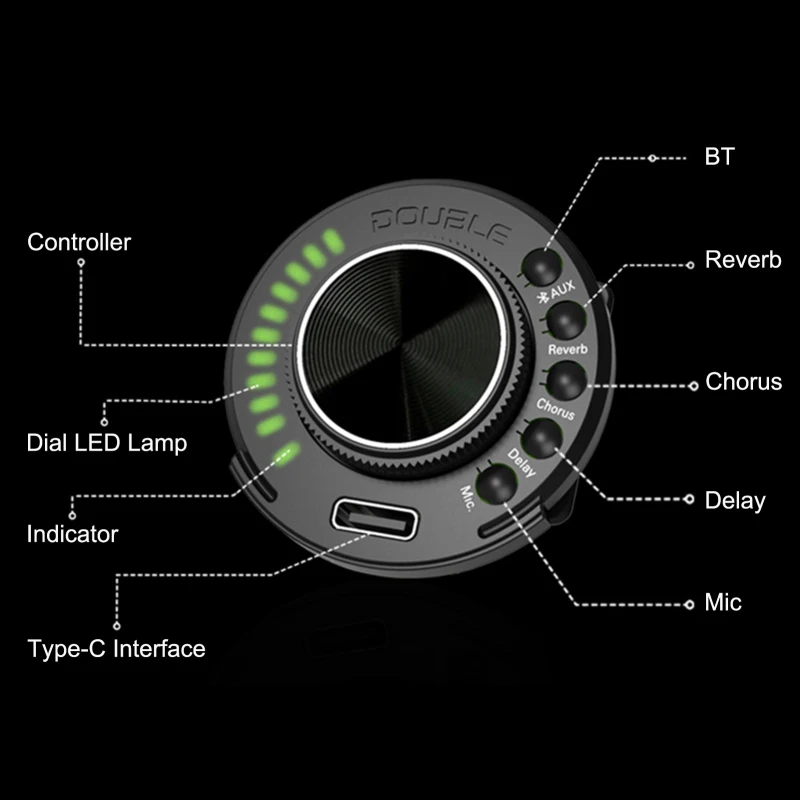 S1 Resonance Pickup stessa frequenza vibrazione a bordo Pre-SFT sistema di amplificazione per chitarra riverbero ritardo Chorus ricaricabile