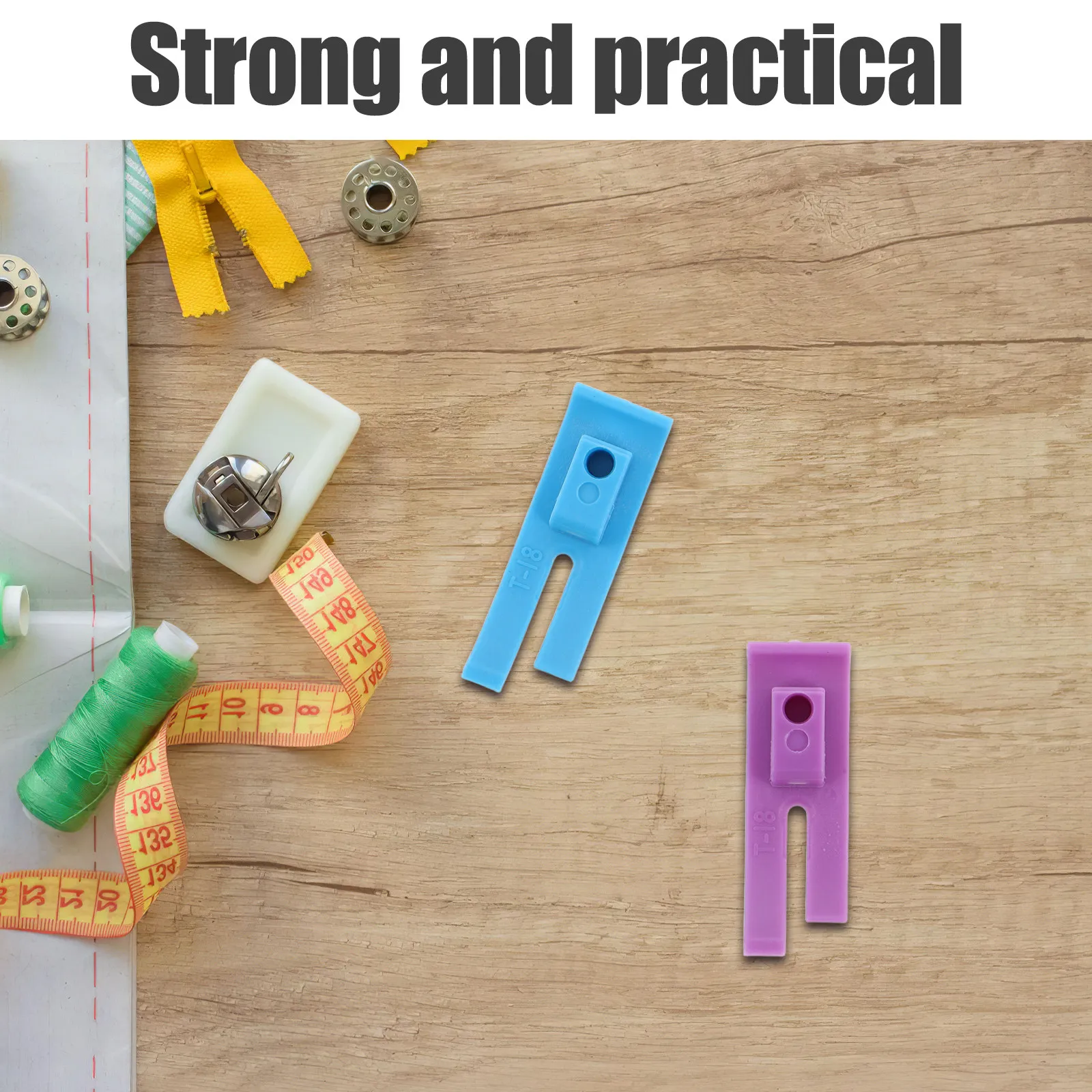 

Набор из 100 пластиковых прижимных лапок для швейных машин: универсальные, для бытовых и промышленных швейных машин, обеспечивающие плавную подачу ткани