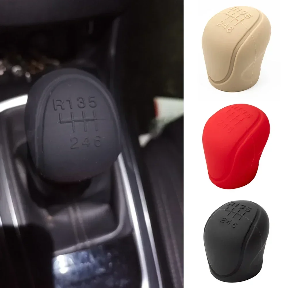 Manual 6 speed Car Silicone Gear Shift Knob Cover for Honda JADE CIVIC ACCORD CITY CRV Fit BRV X-RV Vezel Greiz Spirior