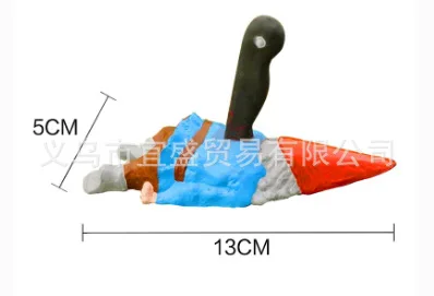 تمثال راتنج عيد الميلاد من جوري - ديكور سانتا كلوز الدموي |   هدية حفلة الهالوين |   الفكاهة السوداء