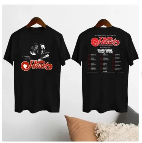 2024 Heart Band Royal Flush Tour T-Shirt, Heart Band Fan Gift, new new.