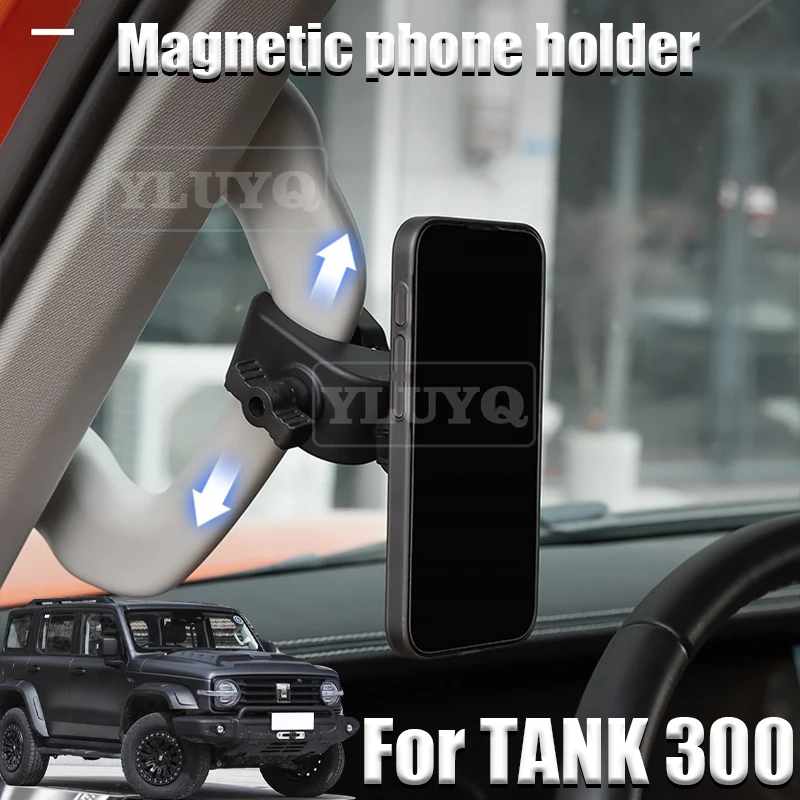 

Автомобильный держатель для мобильного телефона TANK 300 400 500, магнитный гравитационный держатель, чехол для чашки с водой, аксессуары для салона автомобиля GWM