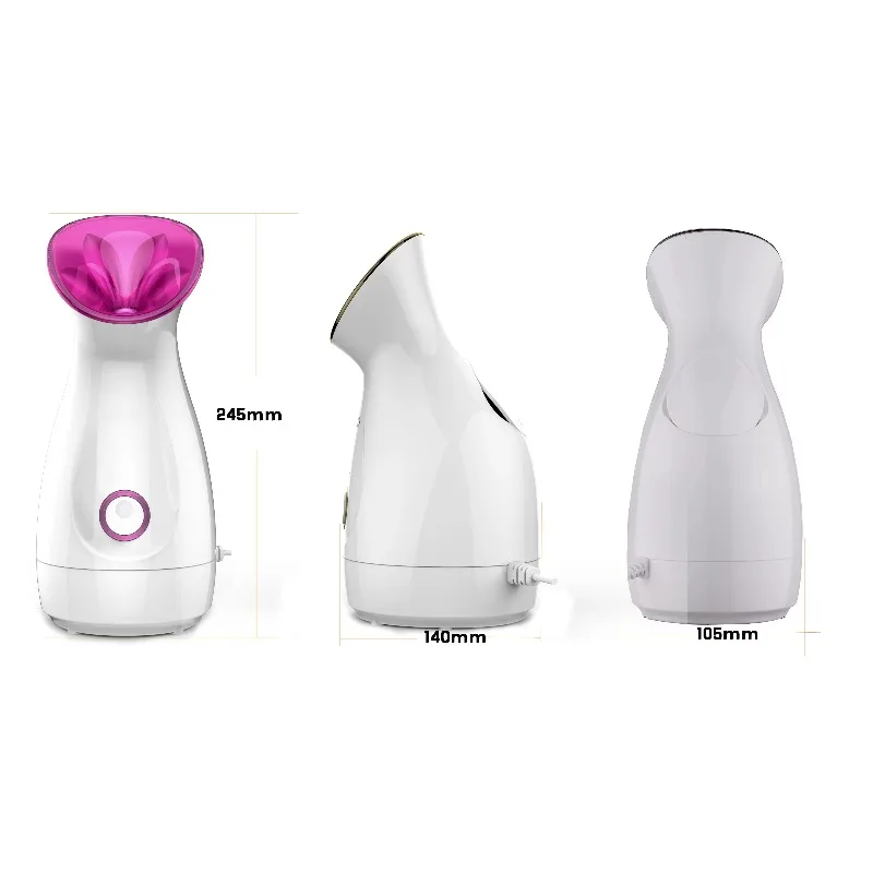 Portable 2 in 1 facial sauna steamer spa facial steamer with high frequency
