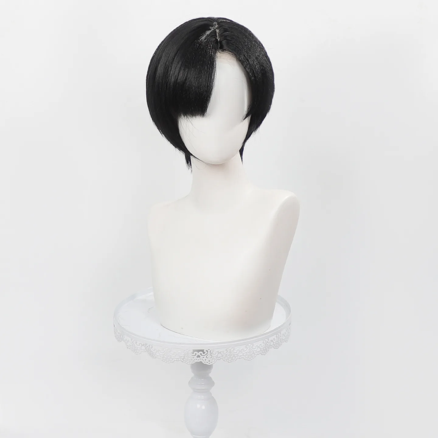 Anime Game Limbus Company Demian Cosplay Wig Hair Rose Net Wigs