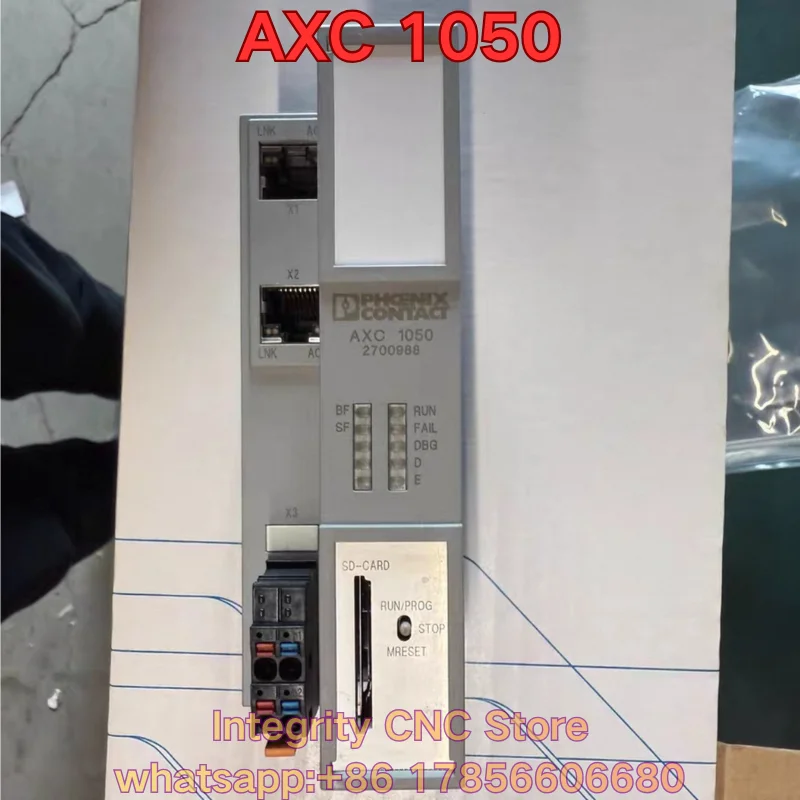 

Second-hand AXC 1050 PLC controller 2700988 functional test normal