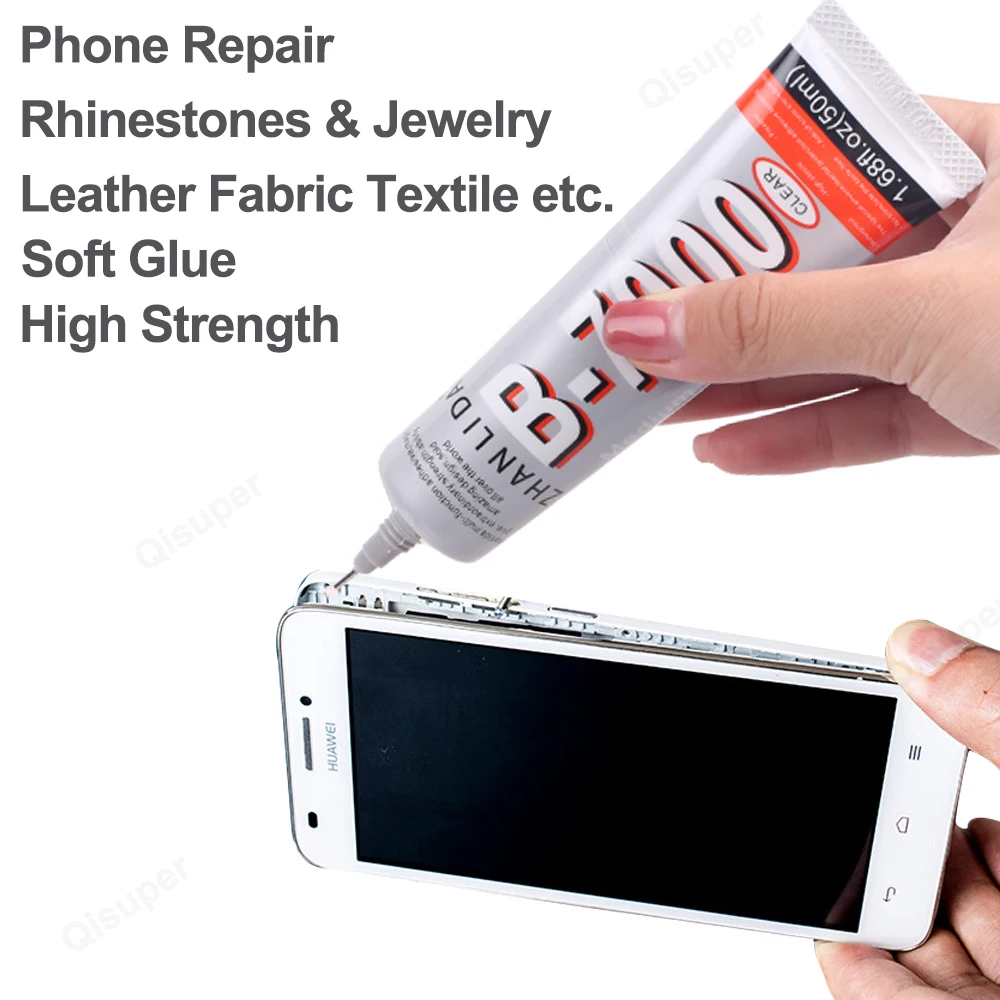 Glue Cell Phone Display Speaker Repair Textile Cloth Fabric Rhinestones Craft Jewelry Super Adhesive Zhanlida with Precision Tip