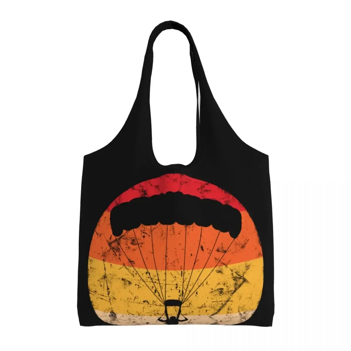 Paragliding Paraglider Canvas Shopping Bag Durable Big Capacity Groceries Parachuting Paramotor Parachute Shopper Tote Bags