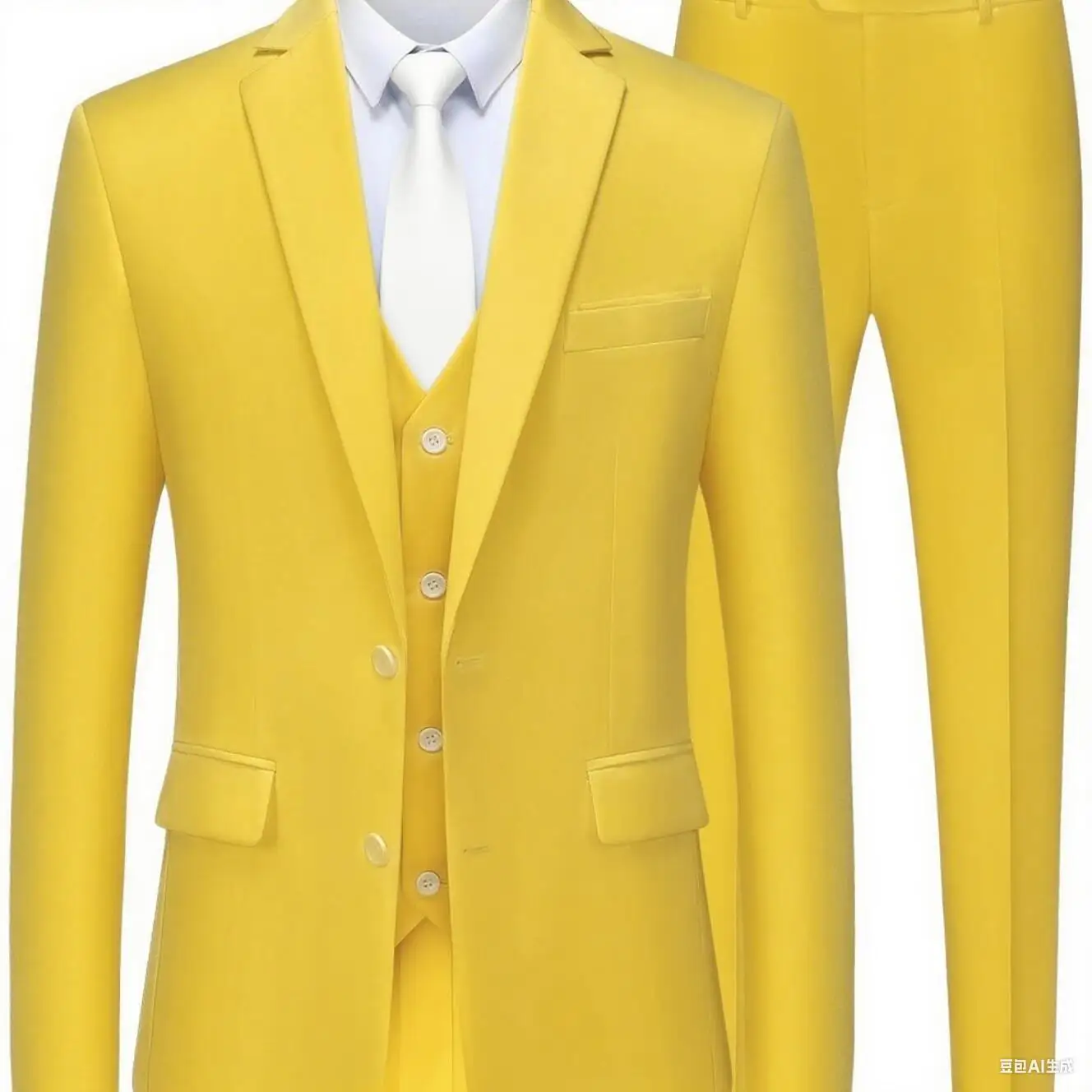 

Slim Fit 3 Piece Formal Mens Suit Pink/Blue Groomsmen Tuxedo Set Business Prom Jacket Blazer Vest Pants for Men