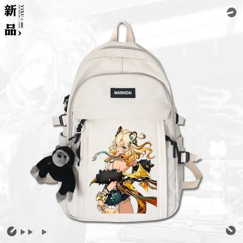 

Anime GAME Genshin Impact Xilonen Theme School Bag Anime Student Backpack Cosplay Official Game Gift