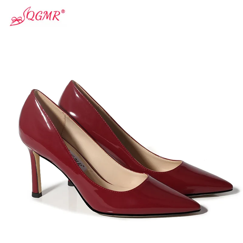 

2025 Spring New Lacquer Pointed Solid Color Fashion Fashionable and Sexy High Heels Women's Shoes