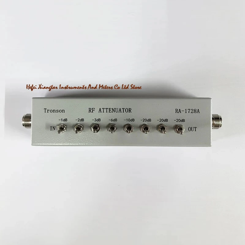 RA-1728A 50Ω Variable/Step Attenuator – 0–82 dB Range, 8-Step Sequence: –20/–20/–20/–10/–6/–3/–2/–1 dB