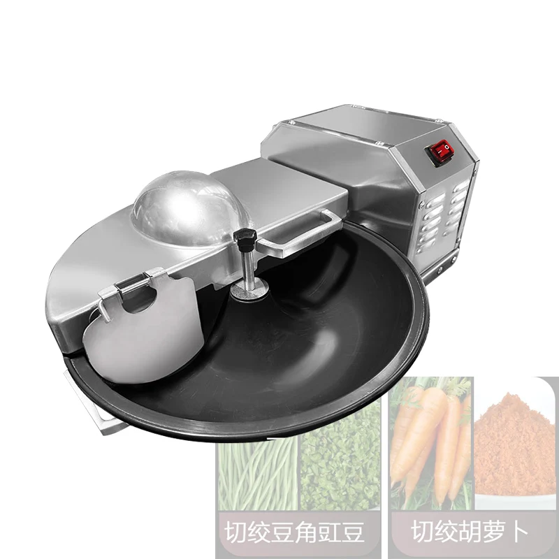 5L Electric Basin Type Vegetable Stuffing Machine High Efficiency Vegetable Cutter For Home & Commercial Vegetable Granulator Ma