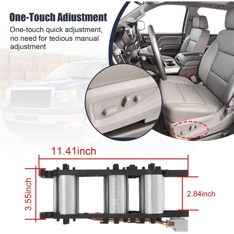 

For Chevy Silverado Suburban Tahoe Avalanche GMC Sierra Yukon Cadillac Escalade 2007-2014 L0060111 Power Seat Motor
