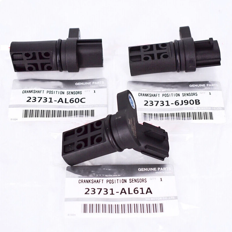 3 Pieces New Camshaft / Crankshaft Position Sensor Fit Infinit-i Maxim-a 350Z FX35 OEM 23731-AL61A  23731-6J90B  23731-AL60C