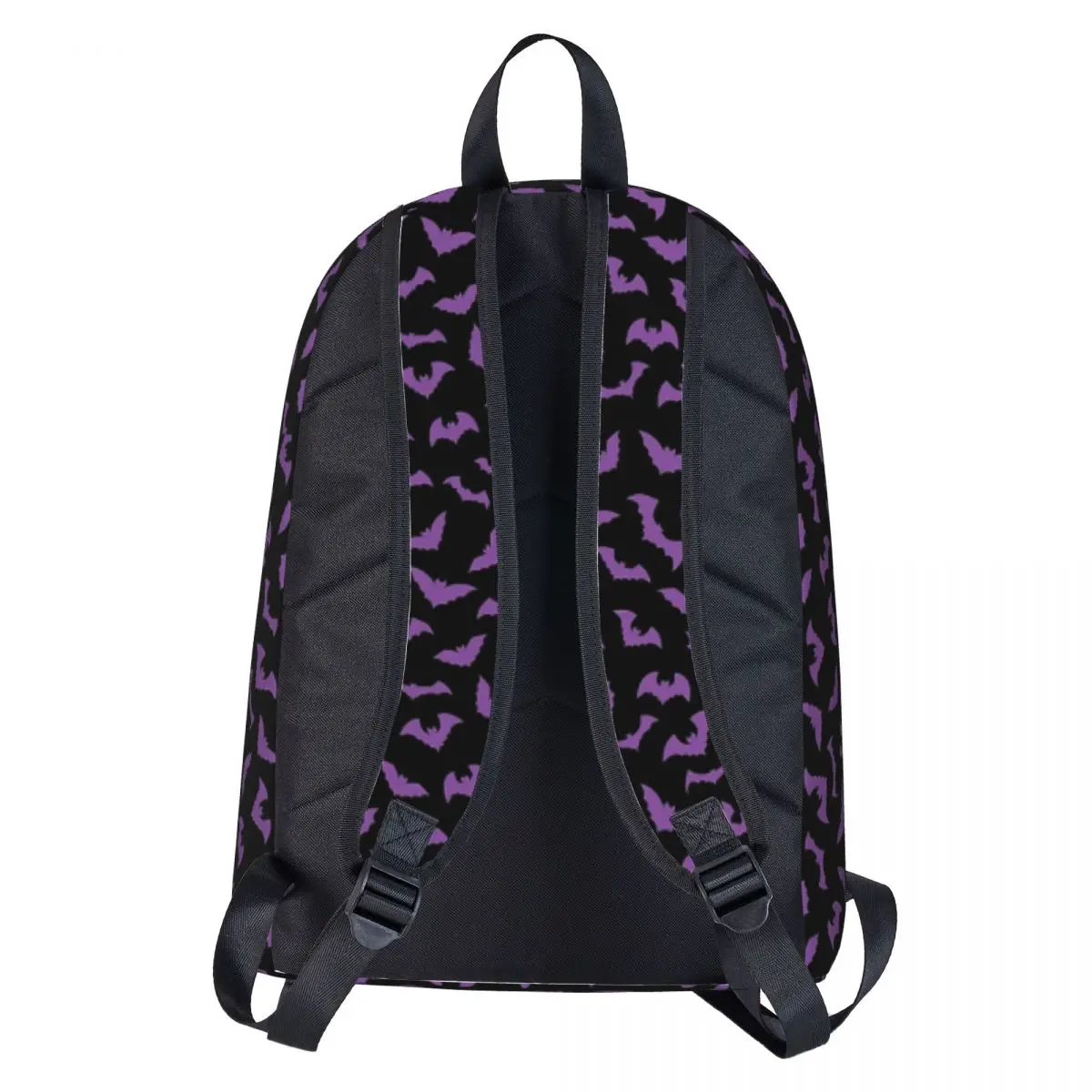 Purple Bats Pastel Goth Candy Backpacks Boy Girl Bookbag Students School Bag Travel Rucksack Shoulder Bag Large Capacity