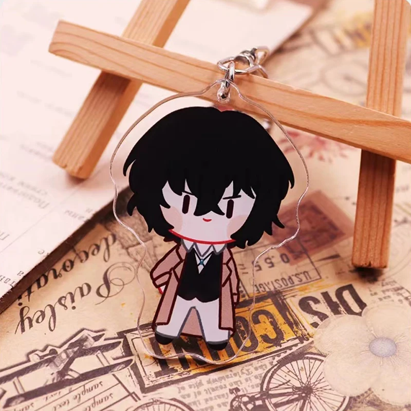 Action Bungo Stray Dogs Keychain Toys Q Version Nakajima Atsushi