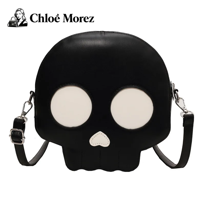 

Halloween Skeleton Small Bag, Fashionable Niche Shoulder Bag, Trendy Versatile Crossbody Small Round Bag