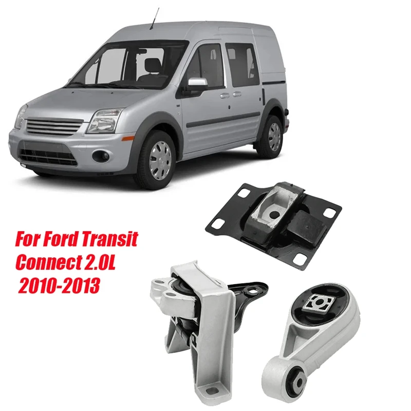 

3Pcs/Set Engine Motor Trans Mount Bracket Torque Strut Mount Kits For Ford Transit Connect 2.0L 2010-2013 5495 2939 2896