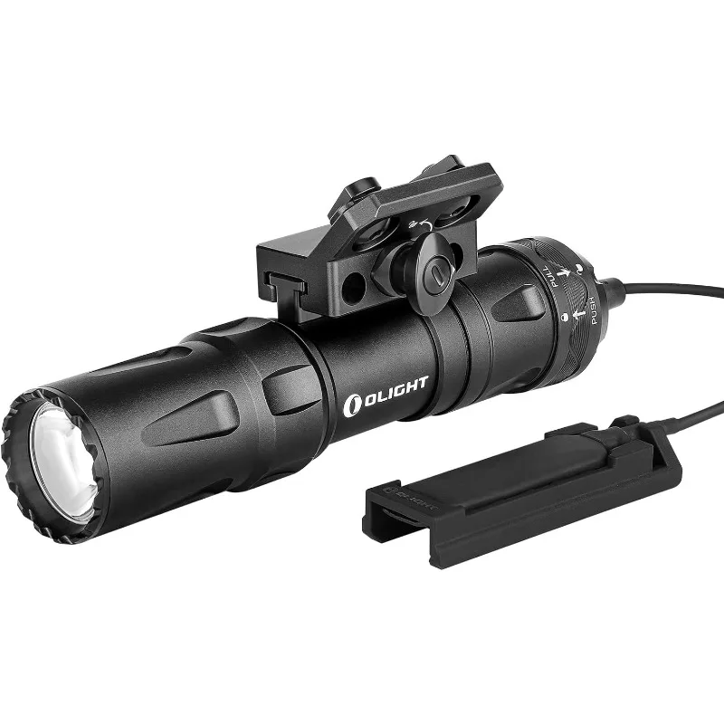 

1250 Lumens Ultra Compact Rechargeable Mlok Mount Weaponlight, Removable Slide Rail Mount and Remote Switch, 240 Meters Distance