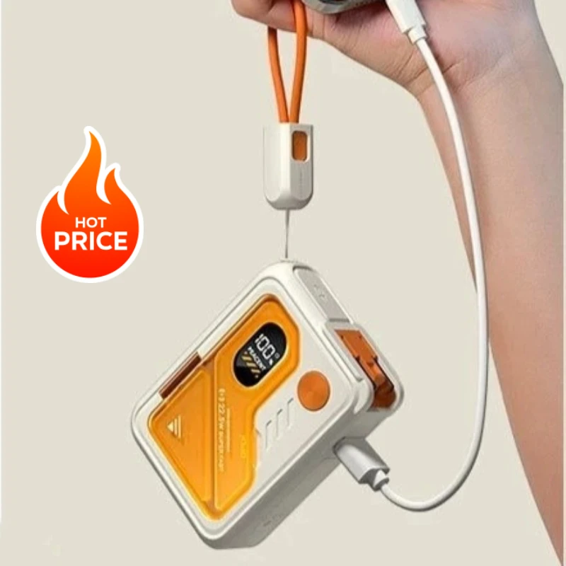 

20000mAh Magnetic Power Bank Multifunctional Fast Charging with Plug And Bracket 22.5W PD for Mobile Phones Festival Gift