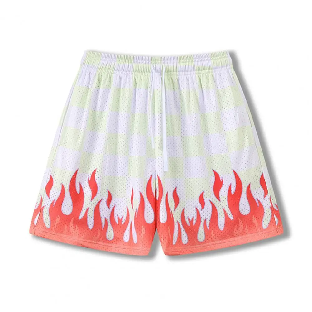 

Шорты мужские пляжные с эластичным поясом, спортивные штаны для баскетбола и бега, уличная одежда с принтом, повседневные свободные черные