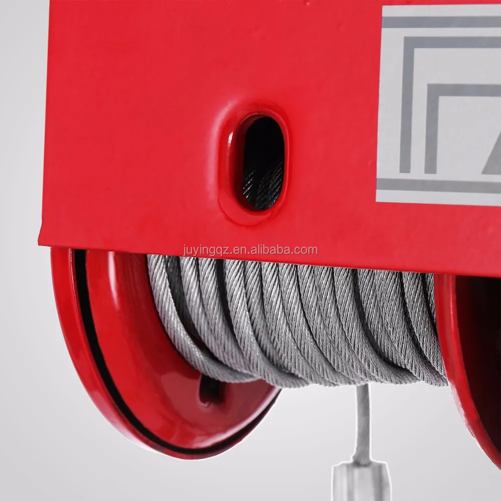 300kg Quiet Portable Mini Electric Hoist Remote Control 220V Wire Rope Sling for Lifting - view 5