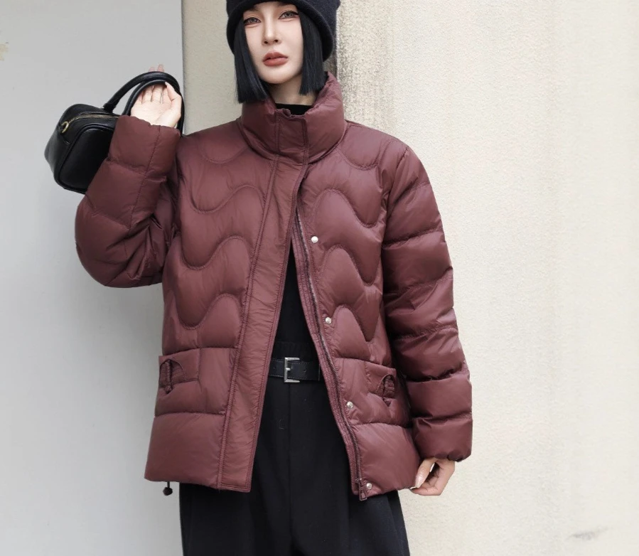 Autumn/Winter 2026 New Women's Down Jacket Commuter Windproof Coat