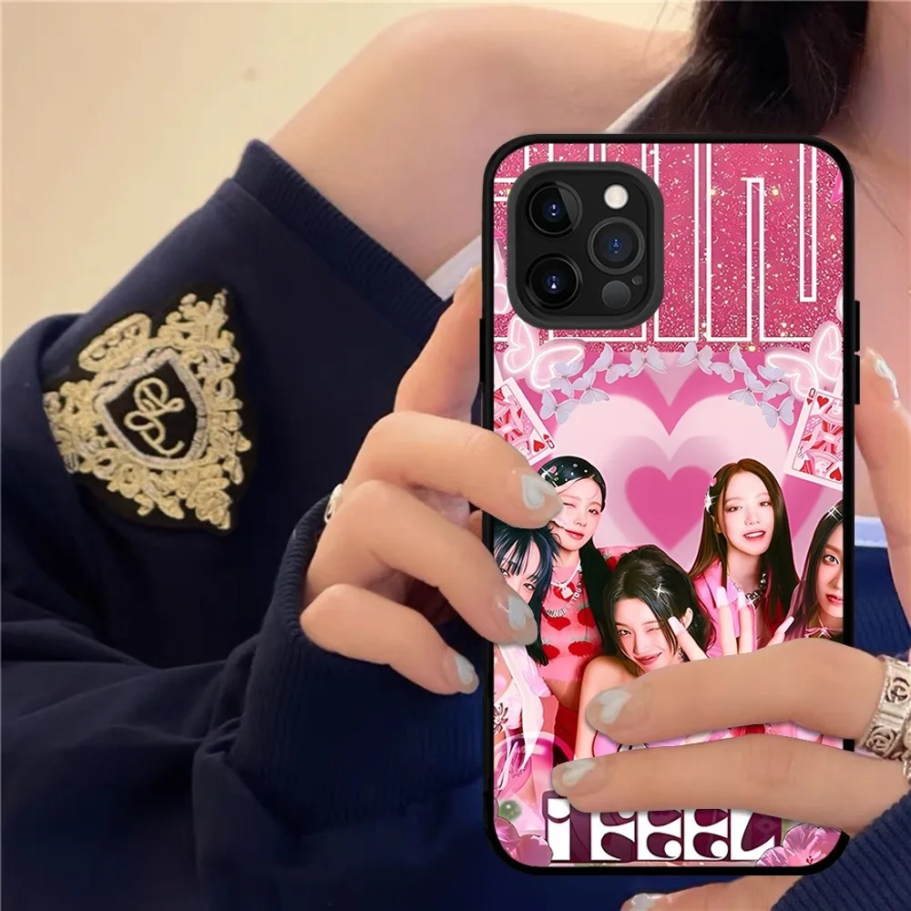 Kpop GI DLE Gidel Phone Case For IPhone 15 8 7 6 6S Plus X SE 2020 XR XS 14 11 12 13 Mini Pro Max Mobile Case