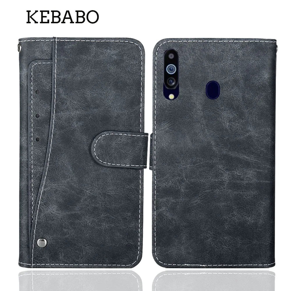 Leather Wallet For Samsung Galaxy M40 Case 6.3