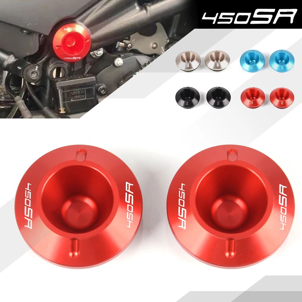 

Motorcycle Accessories Frame Hole Cap Plug Frame Insert Swingarm bolt Cover FOR CFMOTO 450SR 450 SR 450SS 450 SS 2022 2023 2024